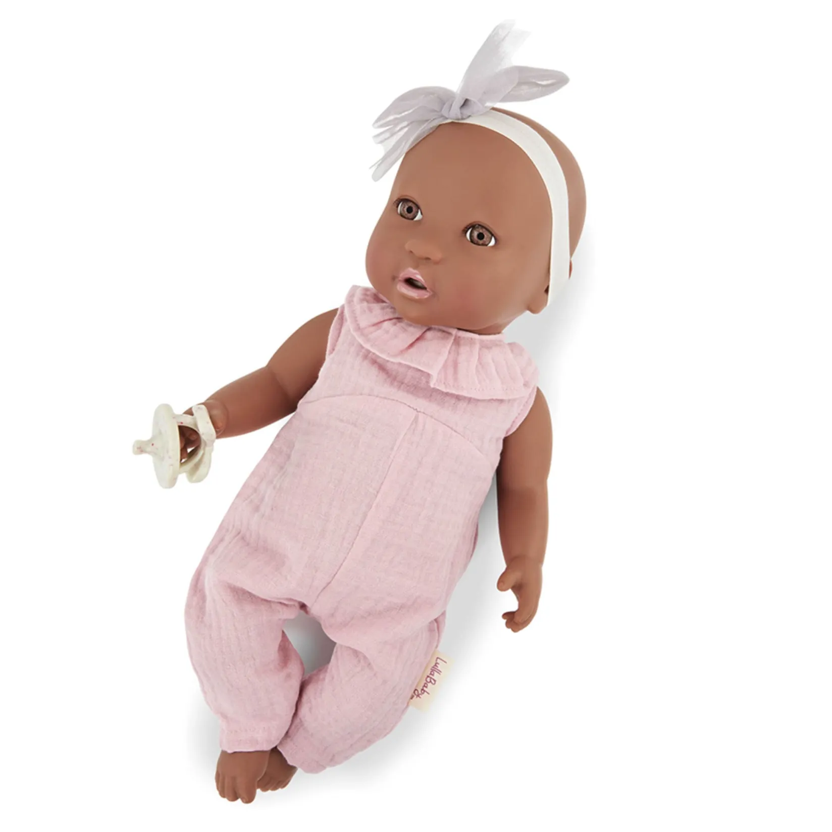 Dolls>Babi 14" Baby doll in Pink Jumper