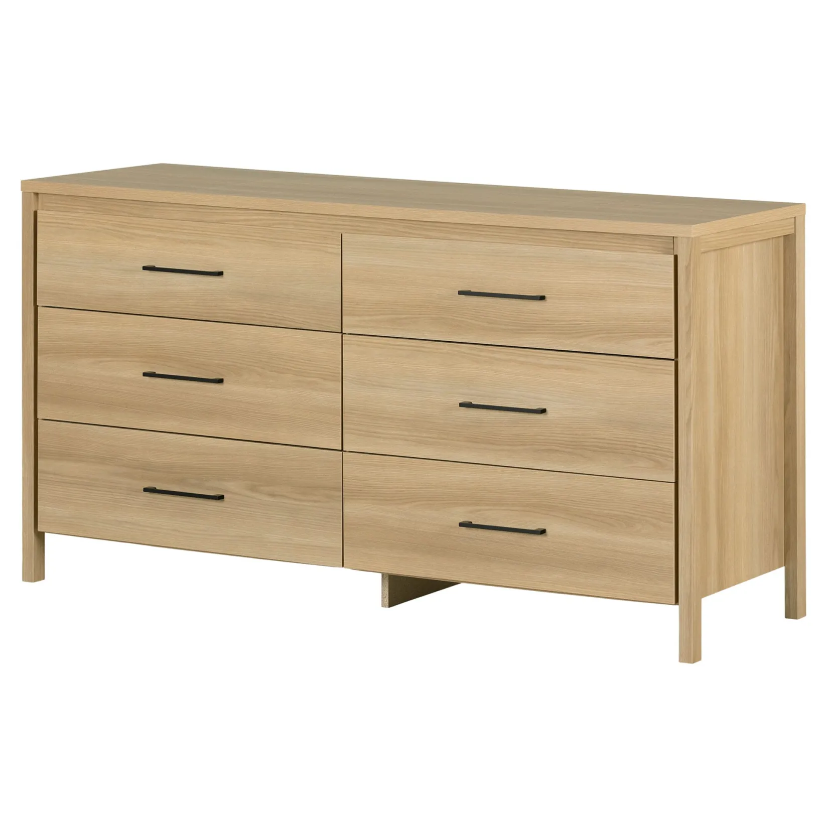 Storage Furniture>South Shore 6 Drawer Dresser - Gravity Natural Ash