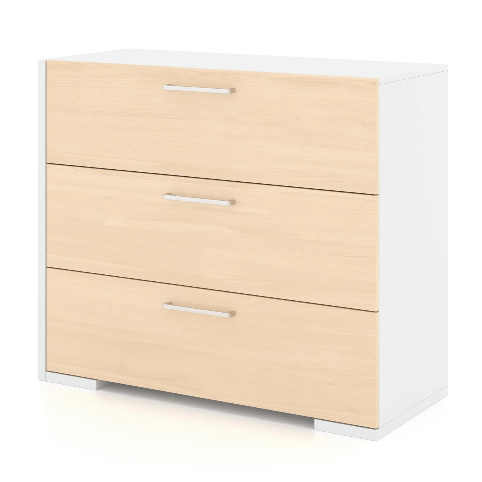 Best 3 Drawers Chest - White Natural Storage Furniture