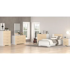 Best 3 Drawers Chest - White Natural Storage Furniture