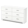 Storage Furniture>South Shore 6 drawers chest white fusion