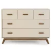 Storage Furniture>Dadada Baby 5 Drawers Dresser Chest - Almont Walnut