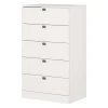 Storage Furniture>South Shore 5 Drawers Spark - White