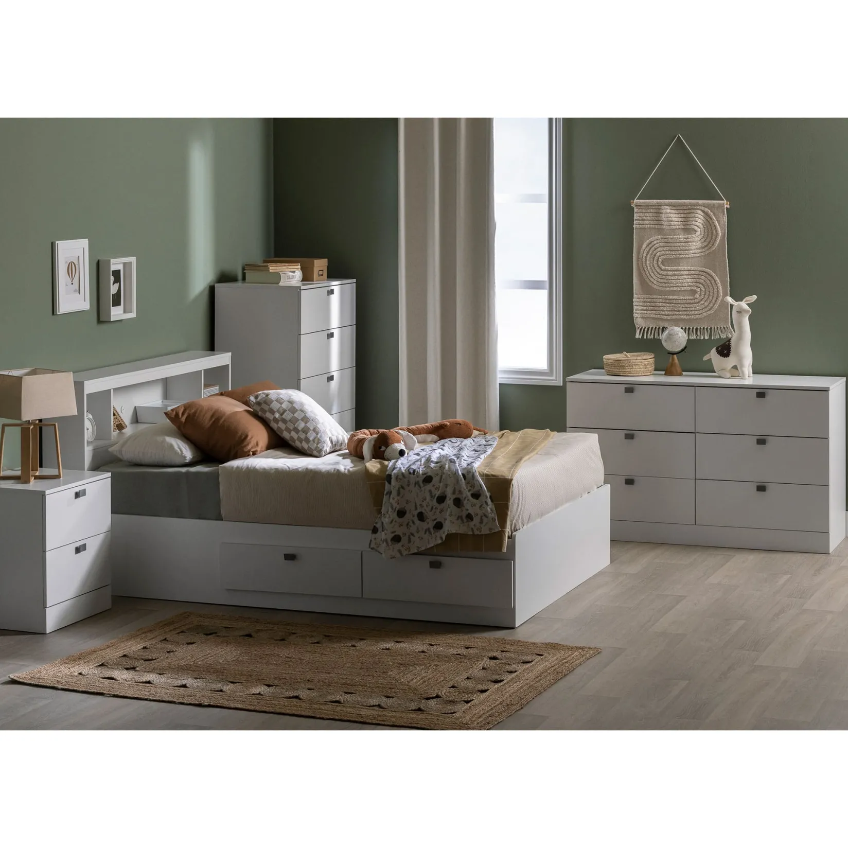 Storage Furniture>South Shore 5 Drawers Spark - White