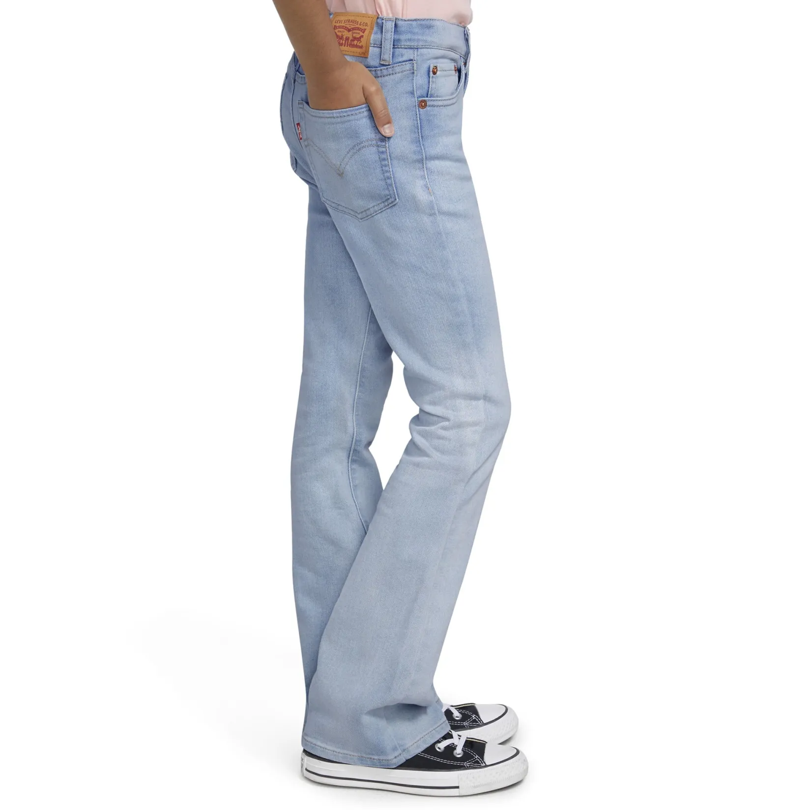 Pants & Jeans>Levis 726 Flare Raw Hem Jeans 7-16y Denim