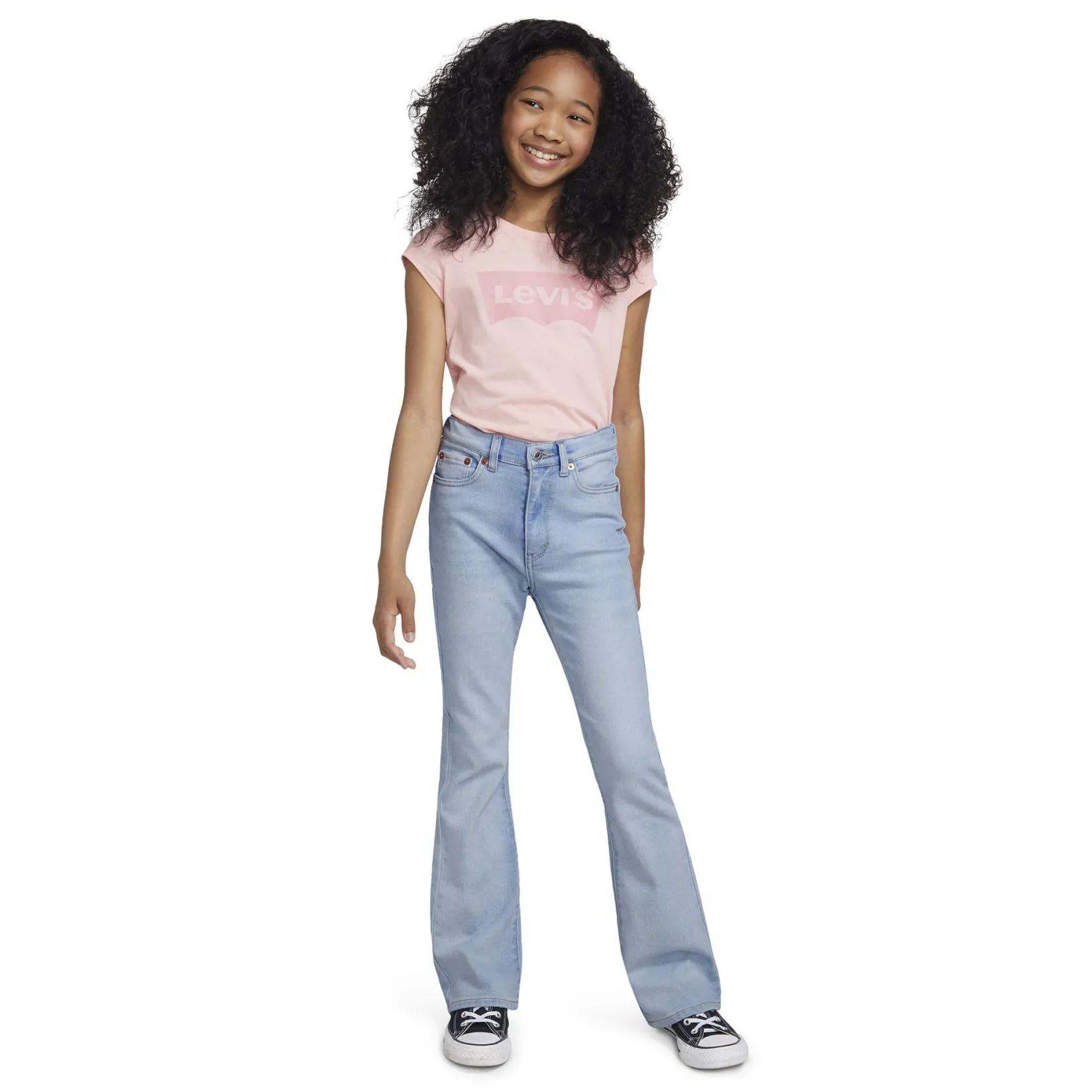 Pants & Jeans>Levis 726 Flare Raw Hem Jeans 7-16y Denim