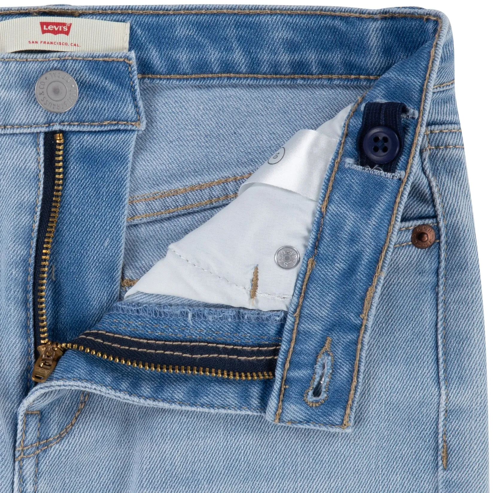 Pants & Jeans>Levis 726 Flare Raw Hem Jeans 7-16y Denim