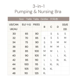 Clearance 3 In 1 Pumping & Nursing Bra Bras|Underwear