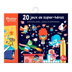Developmental Toys>Auzou 20 Jeux De Super-Héros!