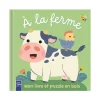 New À La Ferme Livre Et Puzzle Kids Baby 0-2 Years|Puzzles