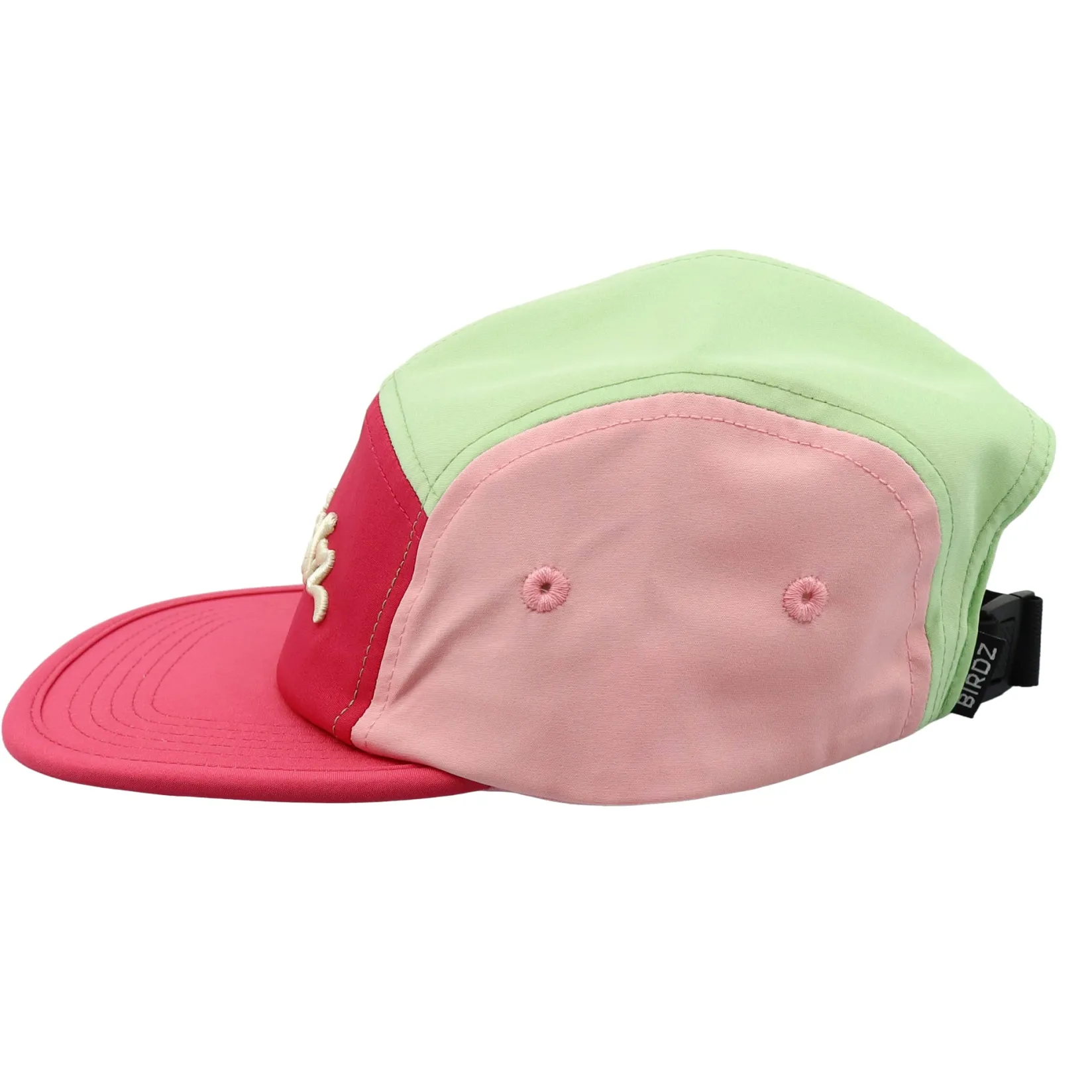 Hats & Caps>Birdz 5 Panel Colorblock Cap 2-16 Fuchsia