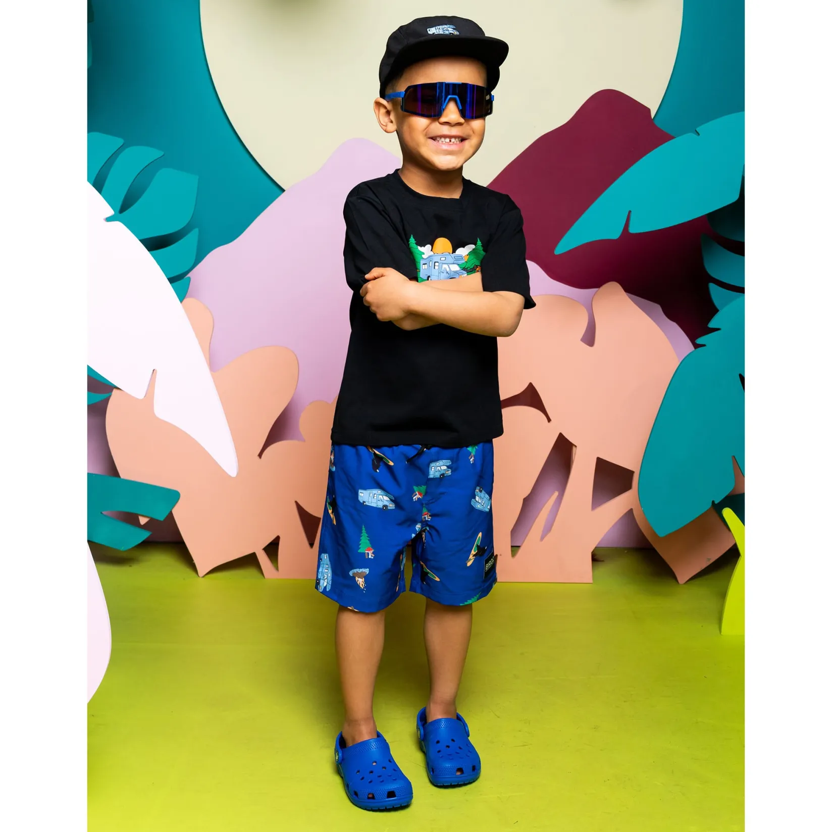 Hats And Caps>Birdz 5 Panel VR Cap 2-16 y Black