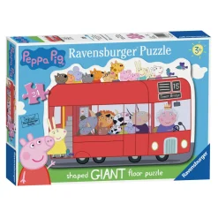 Puzzles>Ravensburger 24 Piece Giant Floor Puzzle - Peppa Pig London Bus