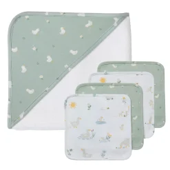 Clearance 5 Pieces Bath Gift Set - Goosey Goosey Kids Towels & Wipes|Towels & Wipes