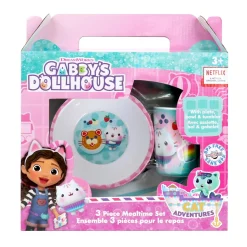 Hot 3 Pieces Set - Gabby's Dollhouse Kids Breastfeeding|Tableware