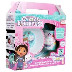 Hot 3 Pieces Set - Gabby's Dollhouse Kids Breastfeeding|Tableware