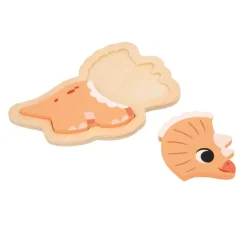 Sale 4 Progressive Puzzles - Dino Kids Wooden Toys|Puzzles