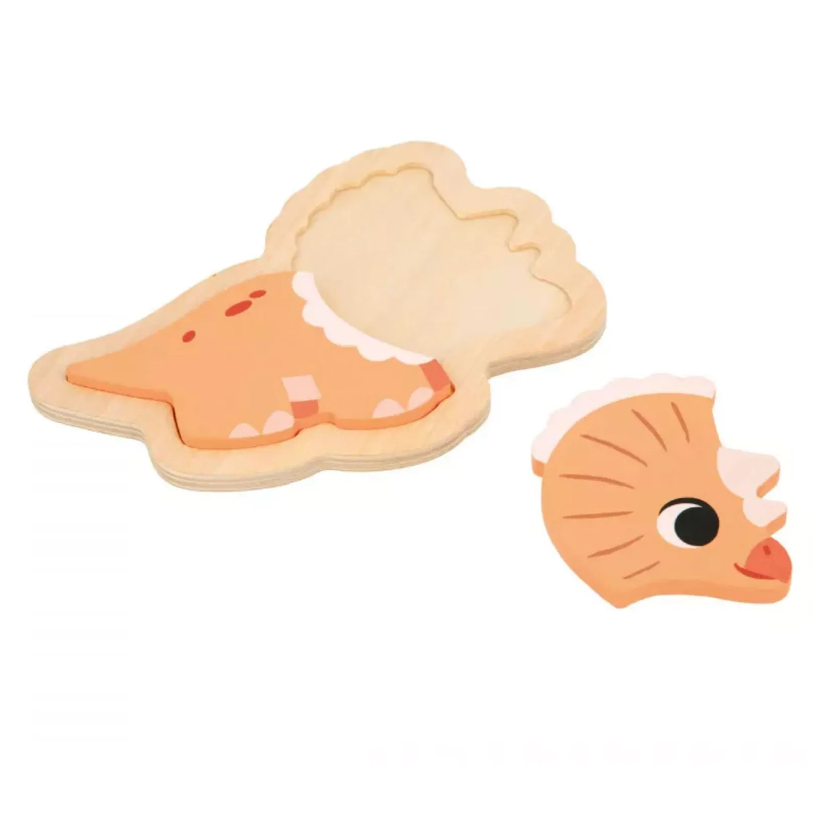 Sale 4 Progressive Puzzles - Dino Kids Wooden Toys|Puzzles