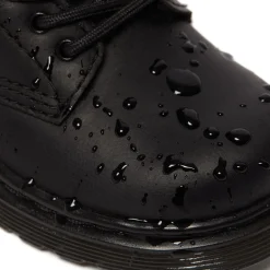 Mid-Season Boots>Dr Martens 1460 Serena Mono Boots Sizes 7-10 Black