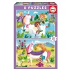 Hot 2 x 20Pieces Puzzle - Unicorn Fairy Kids Puzzles
