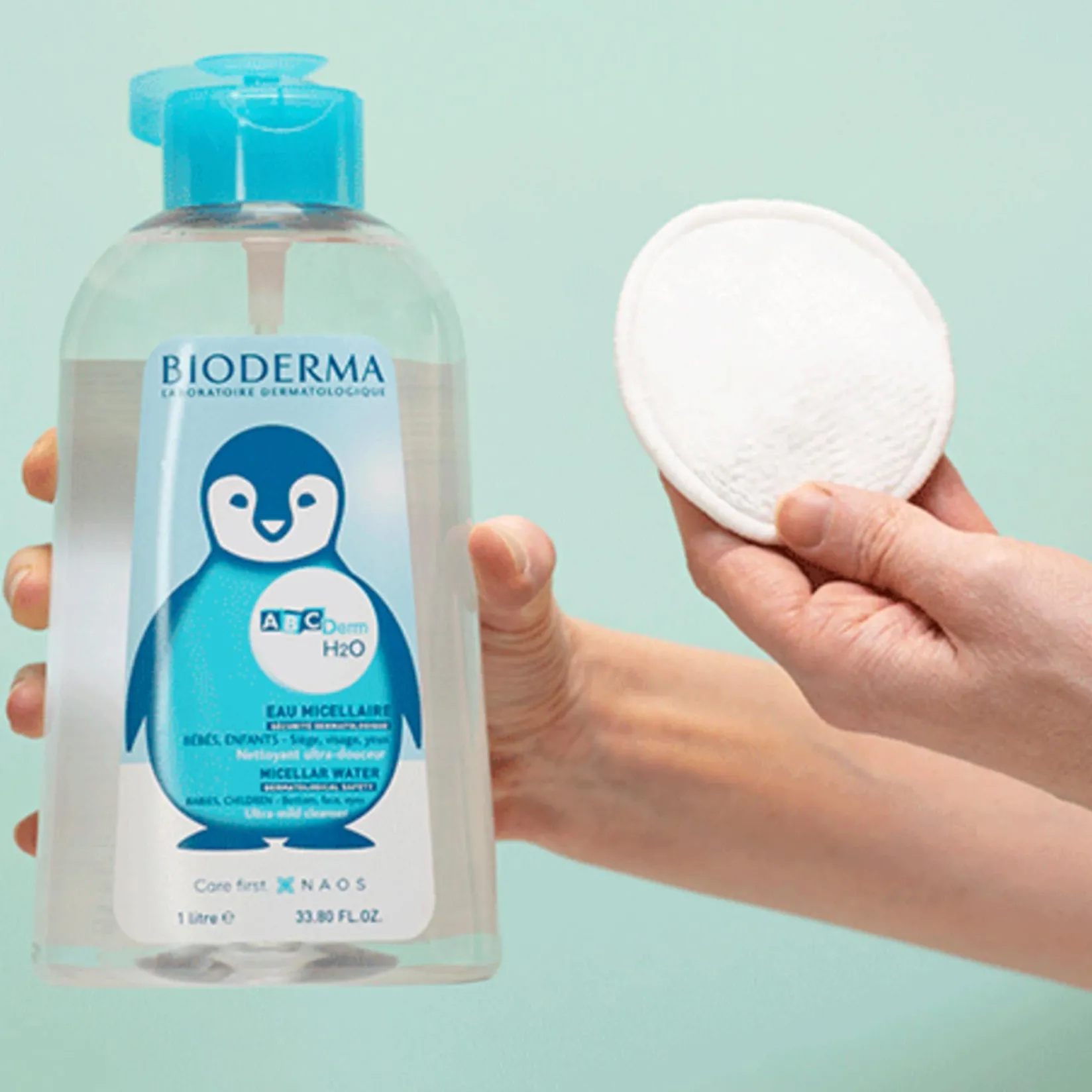 Body & Hair Care|Body & Hair Care>Bioderma ABCDerm H20 Water Micellar 1L