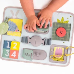 Developmental Toys>Taf Toy Activity Buckles Board