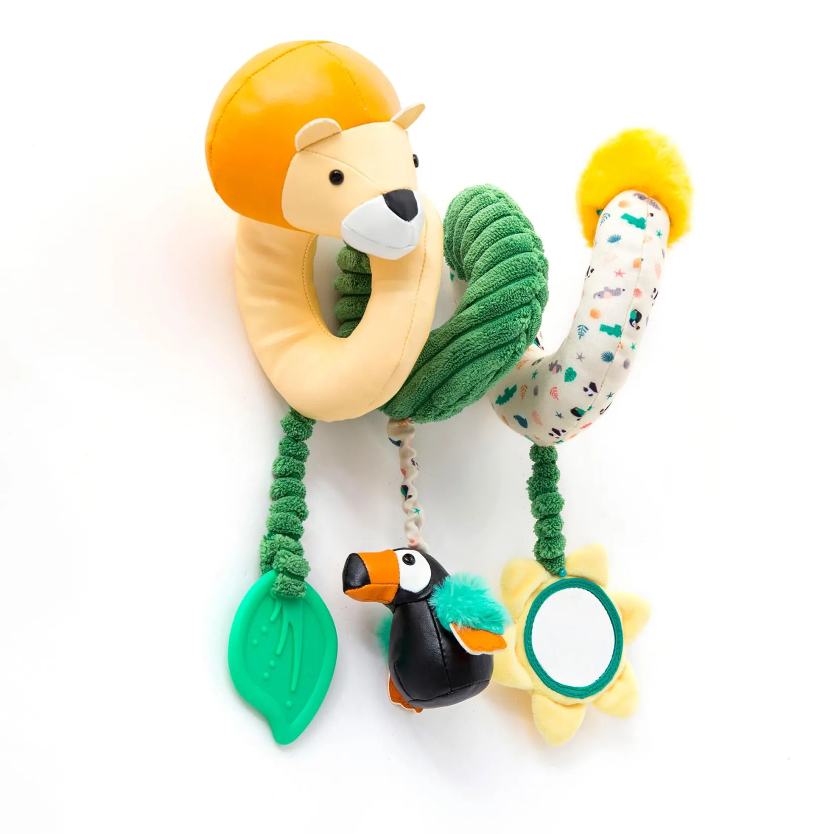 Stroller & Car Seat Toys|Developmental Toys>Little Big Friends Activity Spiral - Jungle