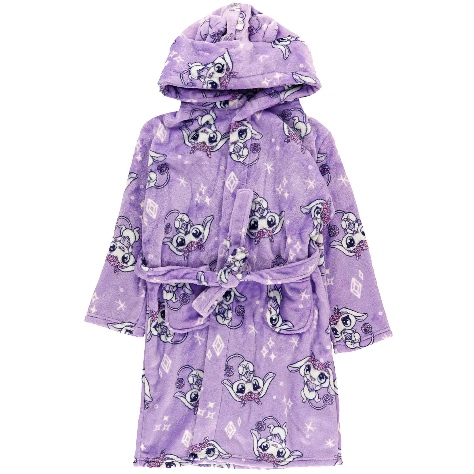 Pajamas & Bathrobes>Nebulous Stars Agatha Bathrobe 4-12y Lilac