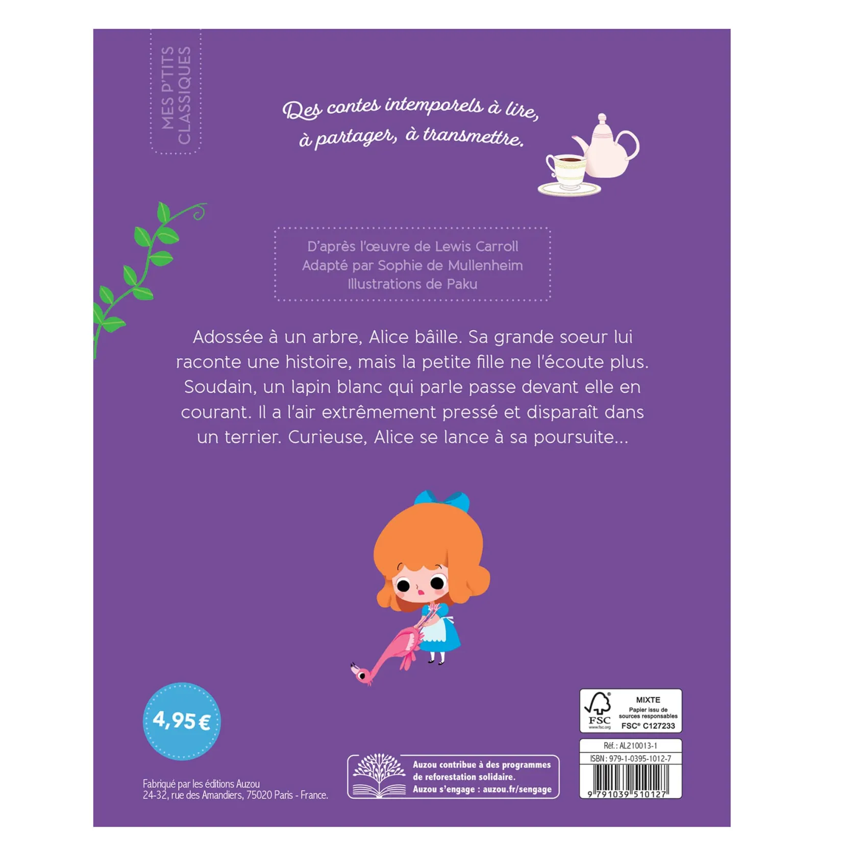 Alice Au Pays Des Merveilles 4 Years And Over|2 Years And Over