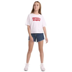 Pants & Jeans>Levis A-line Short 7-16y Denim