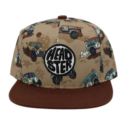 Hats & Caps>Headster Kids All-terrain Snapback 6-24m Brown