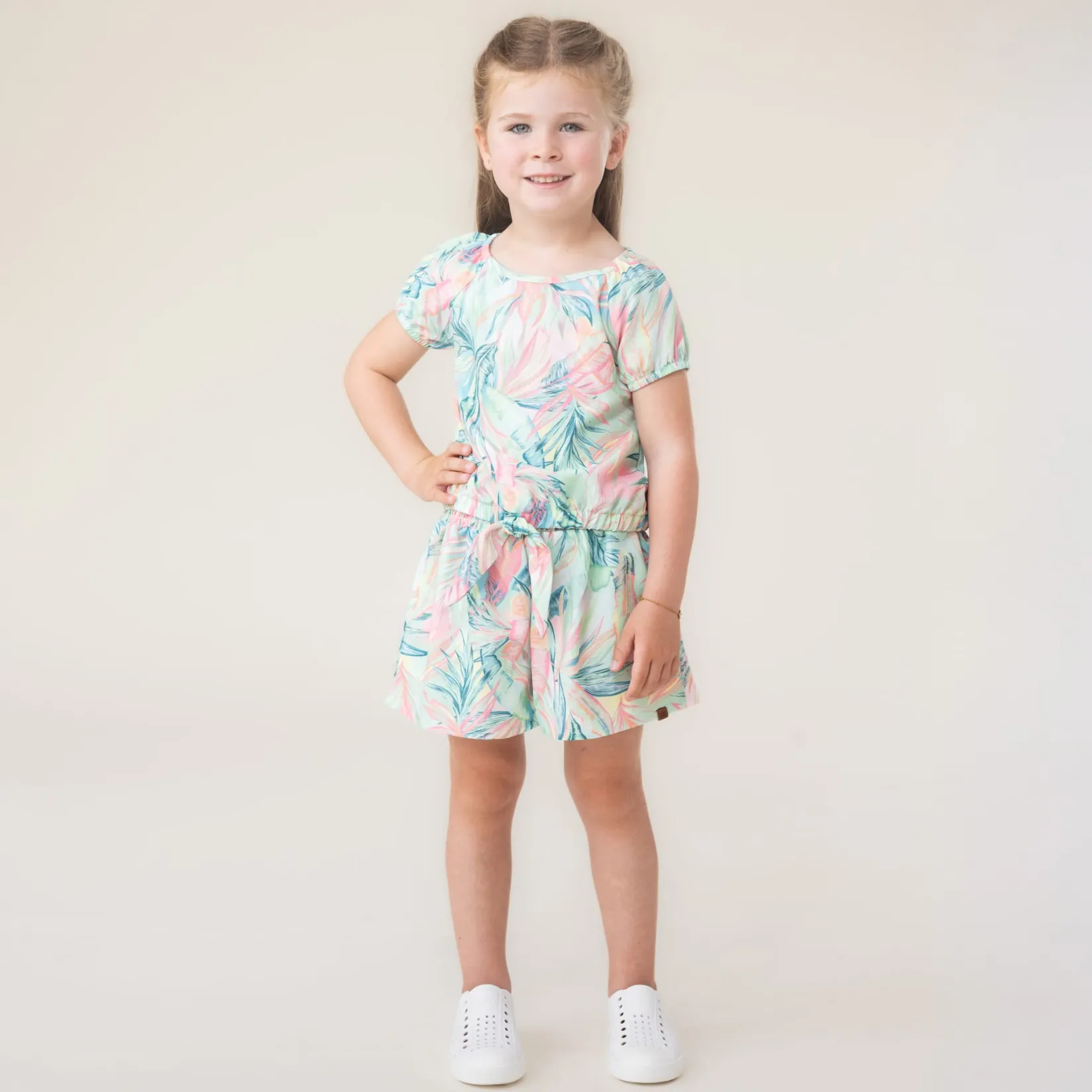 Tops>Nano Aloha Blouse 2-12 Mint