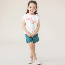 New Aloha Palm Tree T-shirt 2-12 Kids Tops