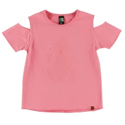 Tops>Nano Aloha Pineapple T-shirt 2-12 Pink