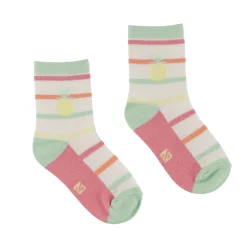 Socks|Underwear & Socks>Nano Aloha Socks 2-12 Ivory