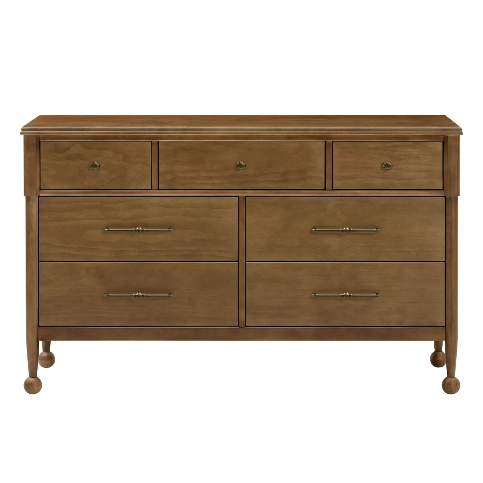 Storage Furniture>Namesake Alouette 7-Drawer Assembled Dresser - Natural Walnut