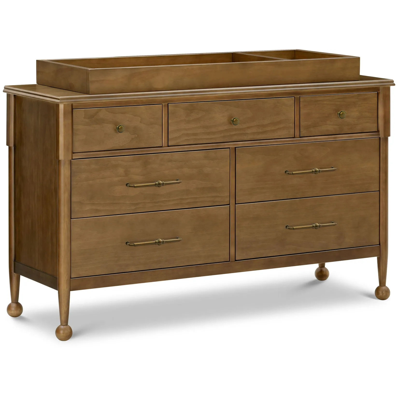 Storage Furniture>Namesake Alouette 7-Drawer Assembled Dresser - Natural Walnut