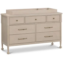 New Alouette 7-Drawer Assembled Dresser - Washed Pine Storage Furniture