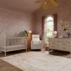 Alouette 3-in-1 Convertible Spindle Crib - Washed Pine Cribs & Mattresses|Cribs & Mattresses