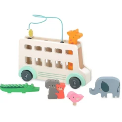 Wooden Toys>Vilac Animals Bus
