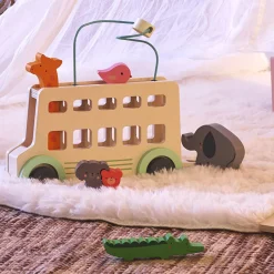 Wooden Toys>Vilac Animals Bus