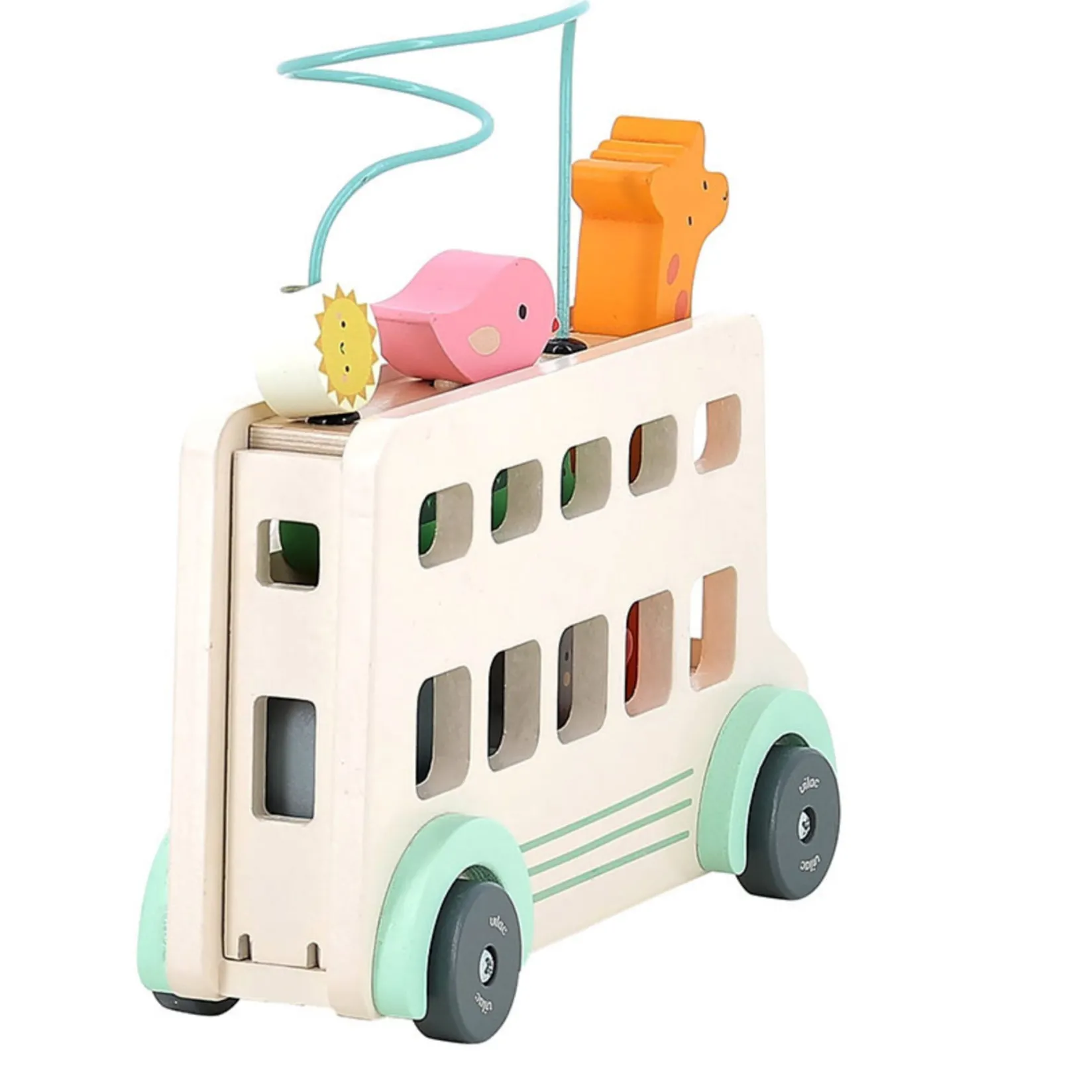 Wooden Toys>Vilac Animals Bus