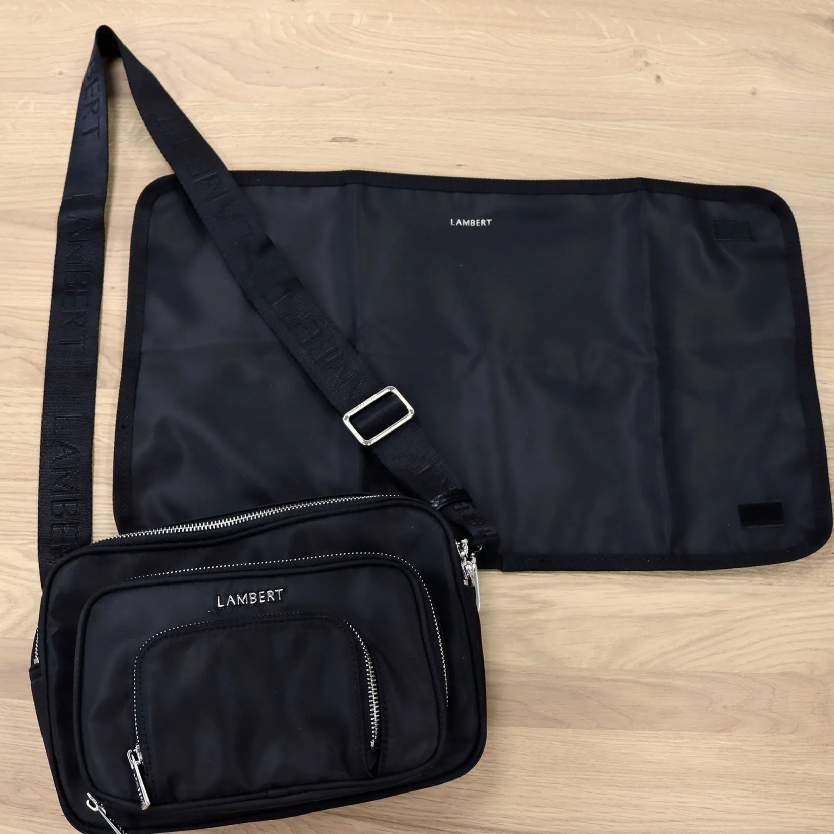 Diaper Bags|Diaper Bags>Lambert Annika Backpack Diaper Bag - Black