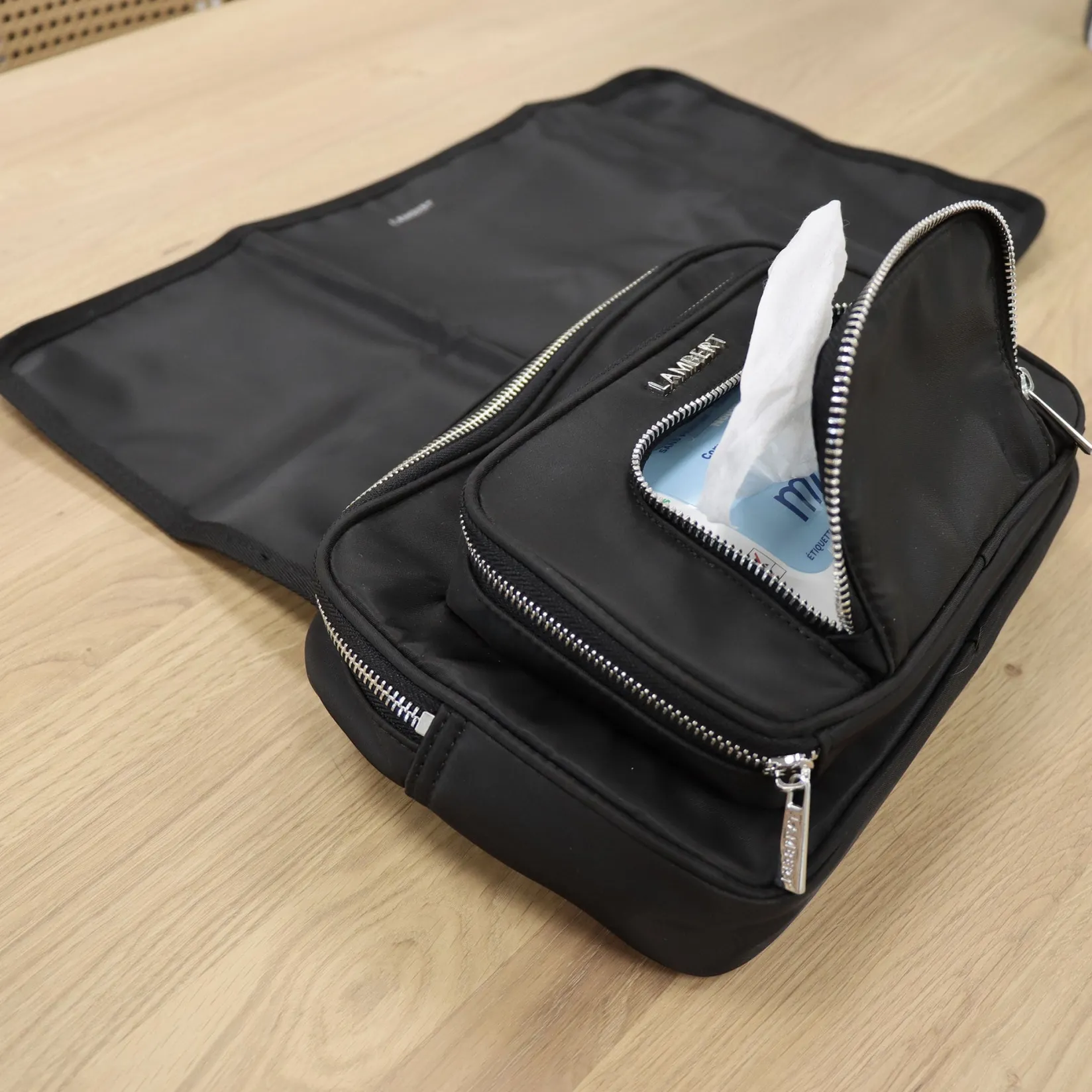 Diaper Bags|Diaper Bags>Lambert Annika Backpack Diaper Bag - Black