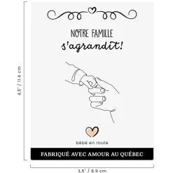 Baby Memories|Baby Memories>Clement - Impressions Announcement Labels - Family (2)