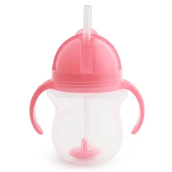Outlet Any Angle™ Click Lock Weighted Straw Trainer Cup 7oz - Pink Kids Breastfeeding|Tableware