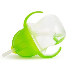 Best Any Angle™ Click Lock Weighted Straw Trainer Cup 7oz - Green Kids Breastfeeding|Tableware