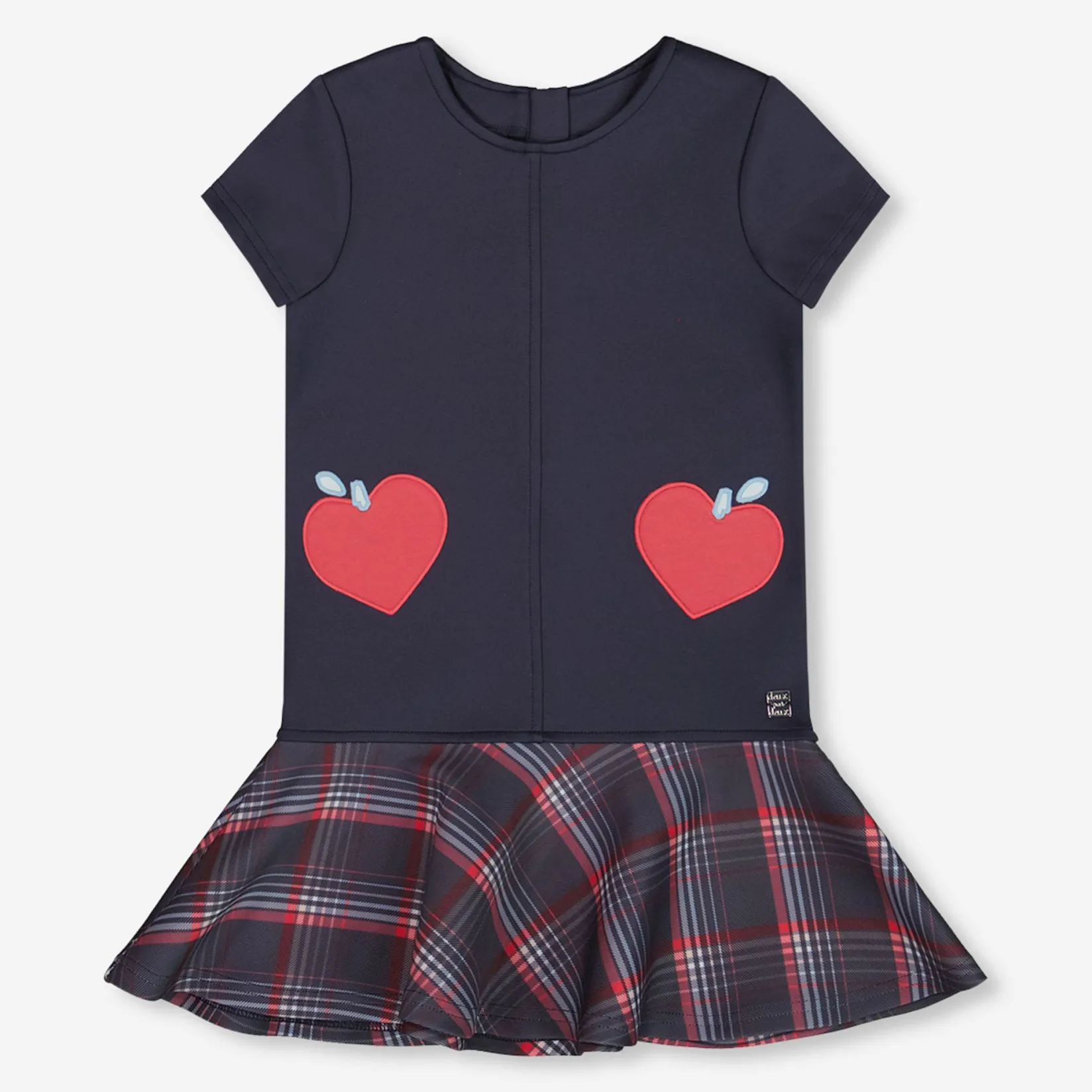 Dresses & Rompers>Deux par Deux Apple Pie Milano Dress 7-10 Navy