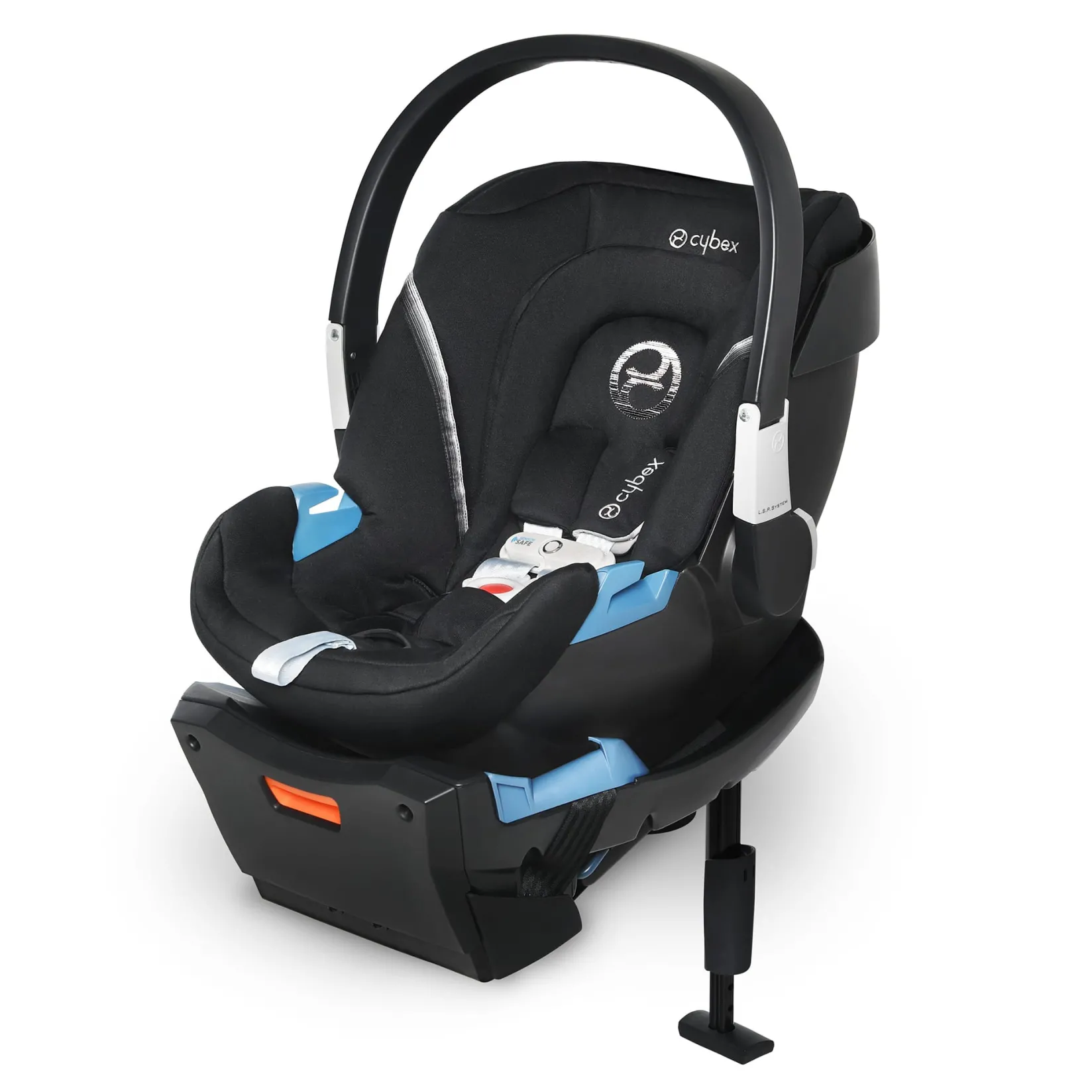 Car Seats & Booster Seats|Car Seats>Cybex Aton 2 Infant Car Seat with SensorSafe - Lavastone Black