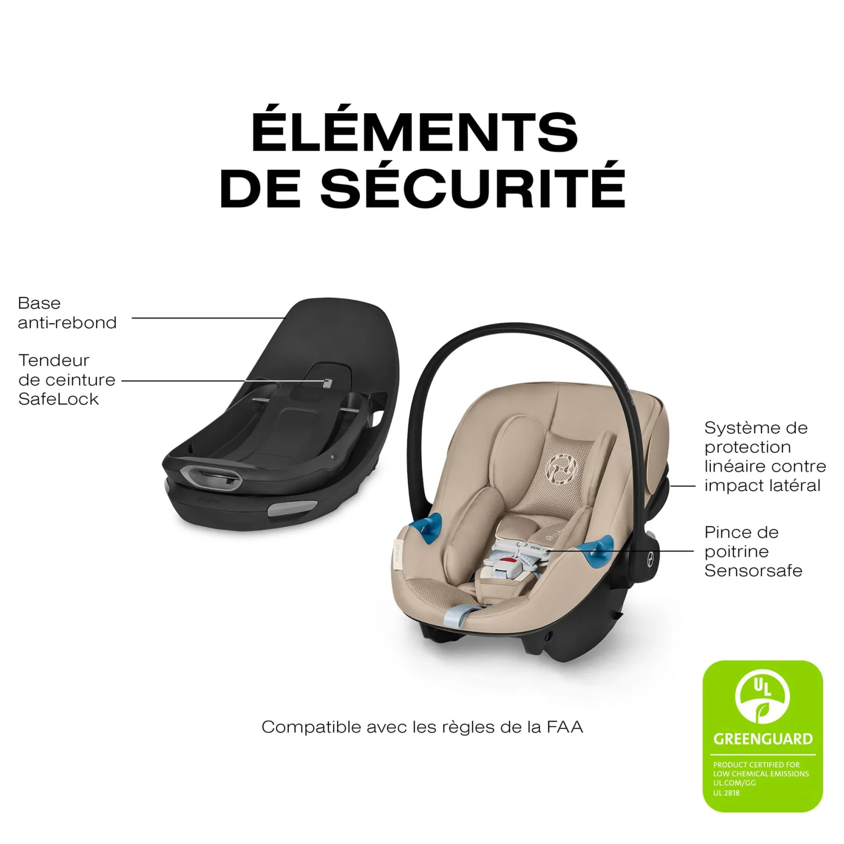 Clearance Aton G Swivel Car Seat - Moon Black Kids Car Seats & Booster Seats|Car Seats